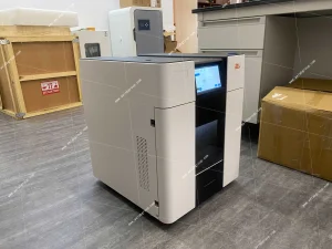 AELAB TANK-ECO Microwave Digestion Extraction System angled view with touchscreen and side ventilation panel
