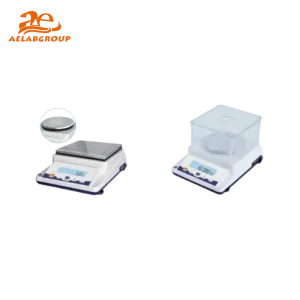 AELAB Precision Balance XY100-2C Front View with Digital Display
