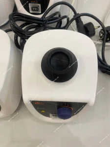 AELAB AVT-501 vortex mixer top view showing the rubber mixing cup and front speed control