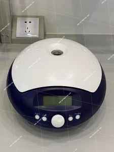 AELAB High-Speed Mini Centrifuge D2012 Plus top view with digital control panel
