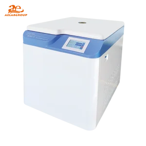 AELAB DL8M-12L refrigerated floor standing centrifuge with touchscreen control