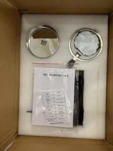 DSH-50 rapid moisture meter package contents with protective foam packaging