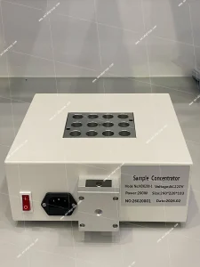 Back view of NDK200-1 / NDK200-2 showing power switch and connection ports