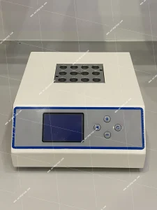 Top view of NDK200-1 / NDK200-2 nitrogen concentrator showing sample tube slots