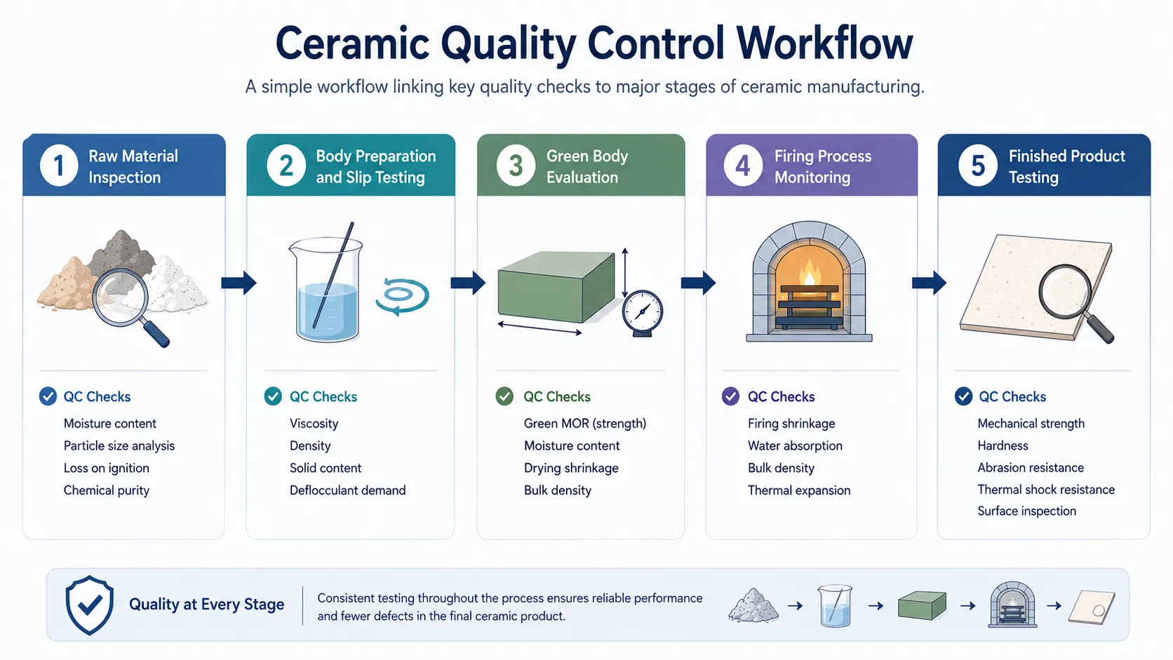 Ceramic Quality Control Workflow