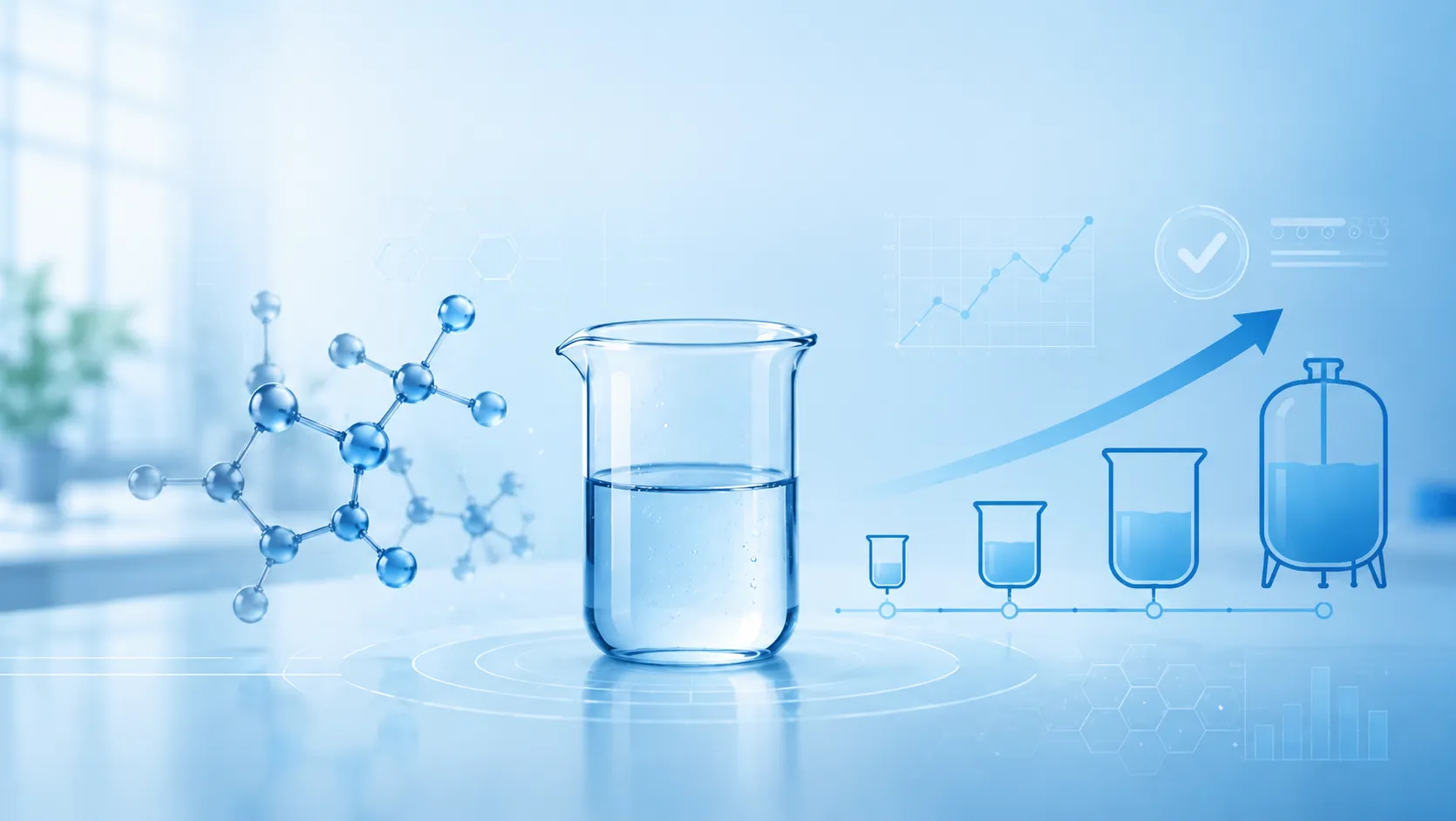 Chemical formulation development and scale-up process from laboratory testing to production AELAB