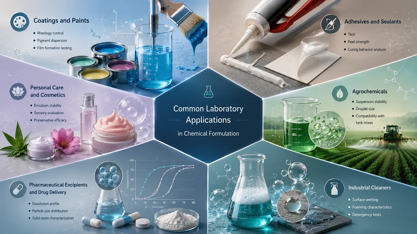 Laboratory applications in chemical formulation development AELAB