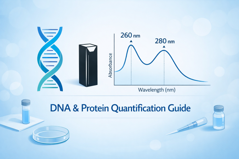 UV-Vis Spectrophotometer for DNA and Protein Quantification: Selection Guide