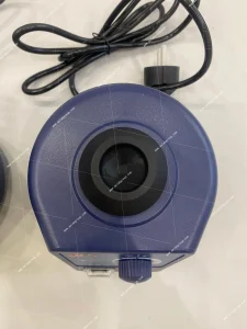 AELAB MX-S variable speed vortex mixer top view with mixing head, control knob, and power cord